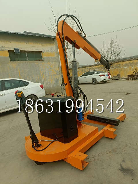 林西县自卸车厢随车吊 自制轮式四不像起重机 四驱平板吊 5吨 贵盛